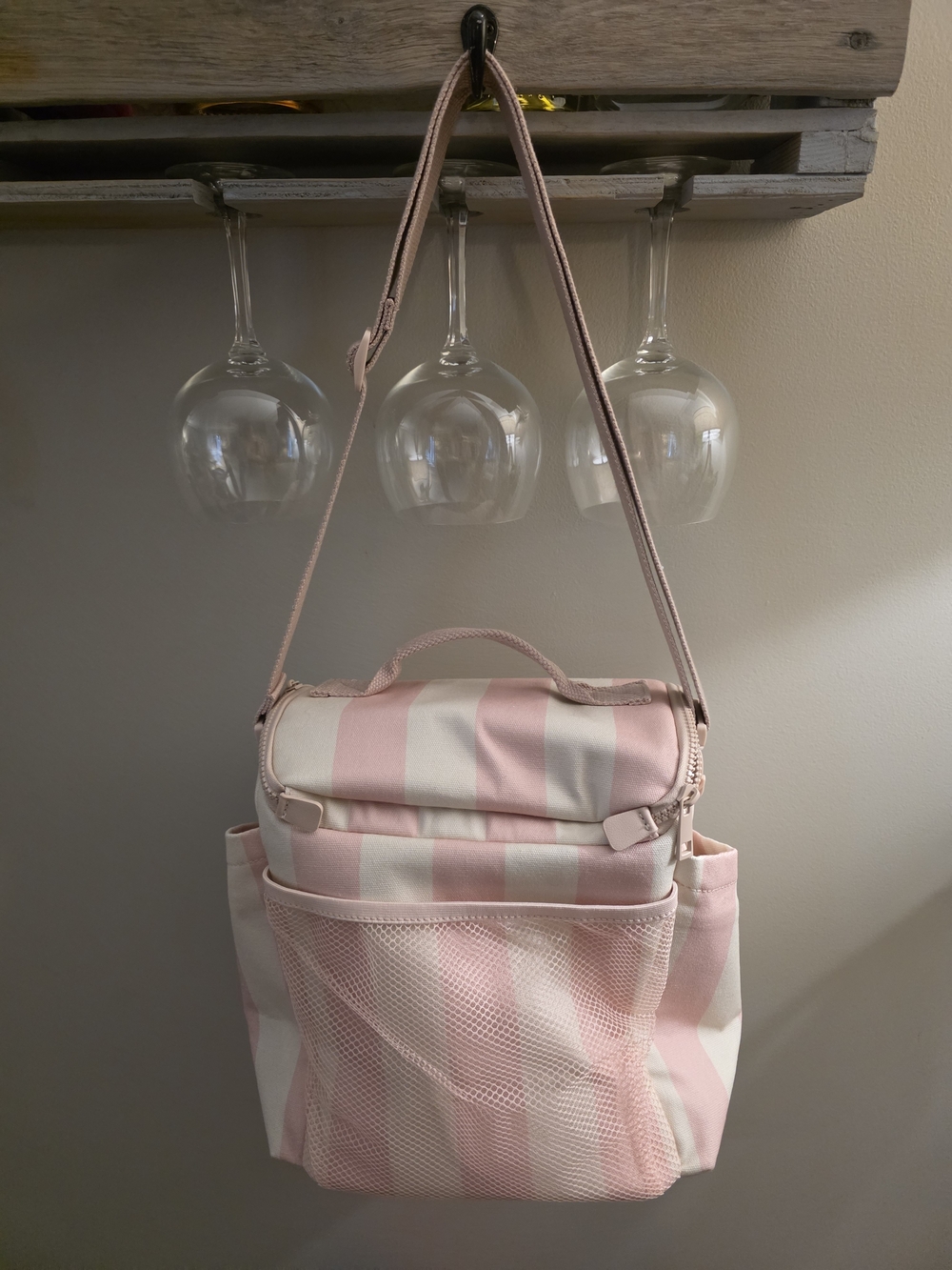 🎀2026 Mother's Day Exclusive | Pink & Cream Lunch Bag - Picture 4 of 6